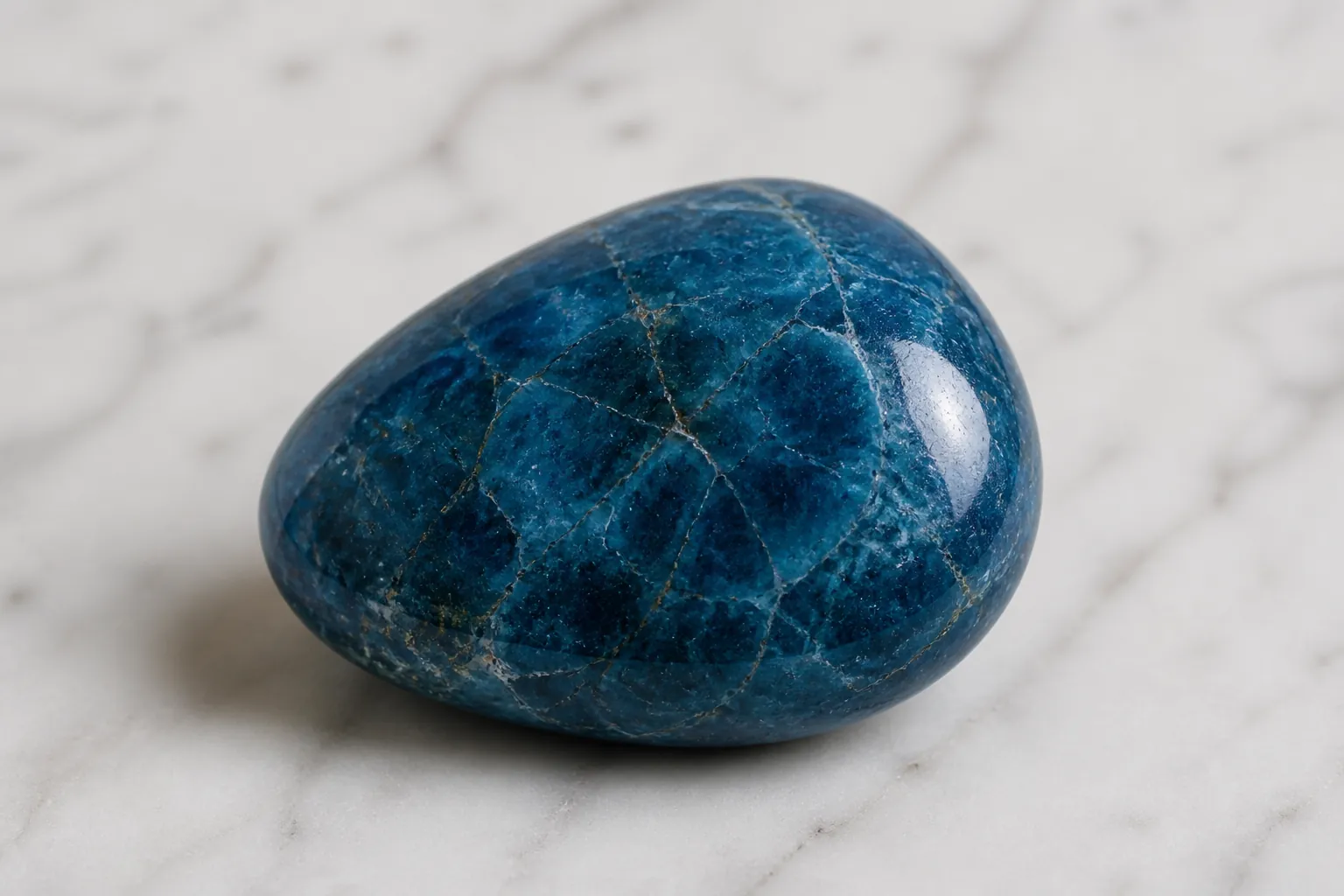 Realistic Apatite crystal for learning and mental energy routines