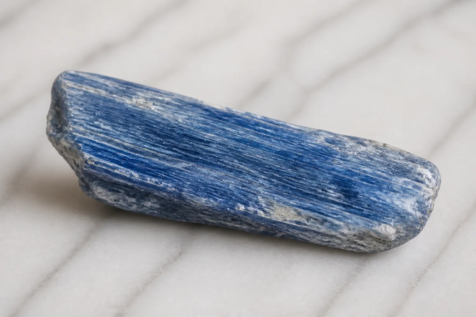 Realistic Kyanite crystal for reflective meditation space